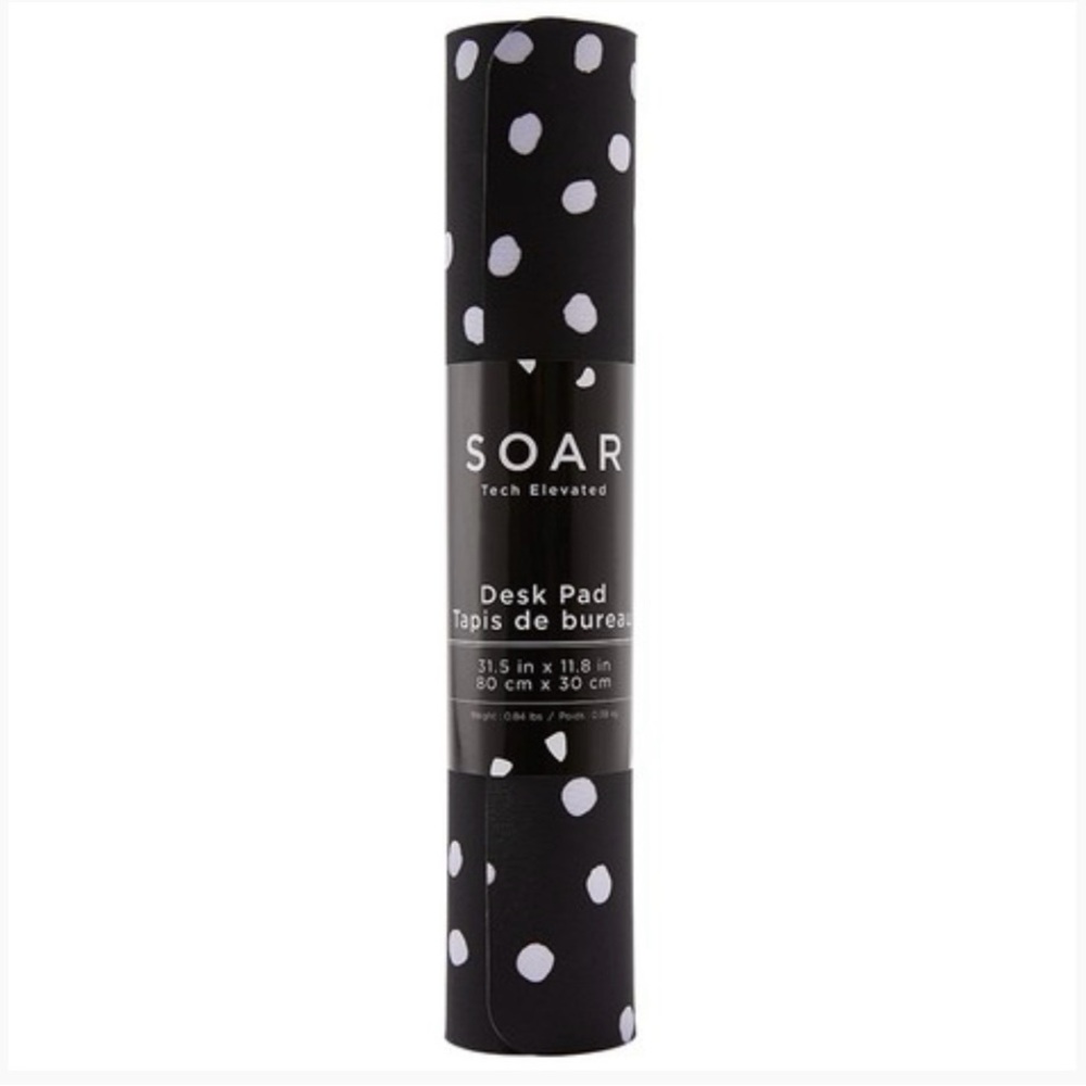 Black and White Desk Pad
